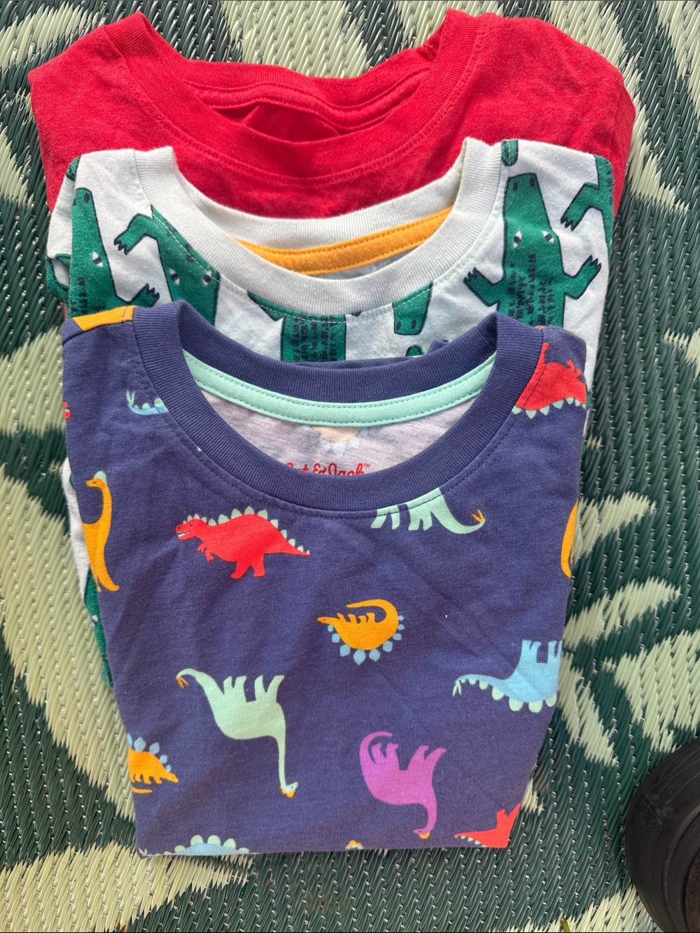 3-Piece Toddler Dinosaur Tee Set - Multicolor